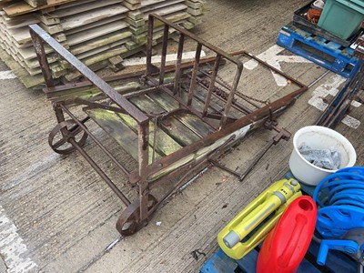 Lot 4284 - Vintage mechanical sack hoist