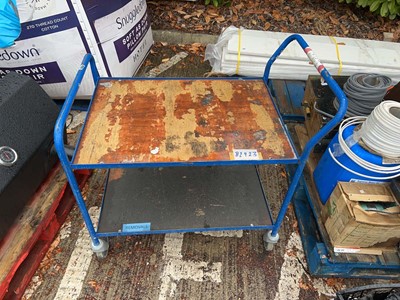 Lot 4292 - 4 wheeled 2 tier trolley