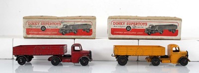 Lot 172 - Two Dinky models: 2 x 521 Bedford articulated...