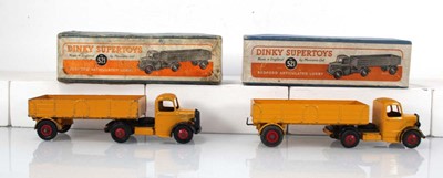 Lot 173 - Two Dinky models: 2 x 521 Bedford articulated...