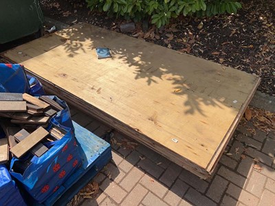Lot 4305 - 10 plywood boards