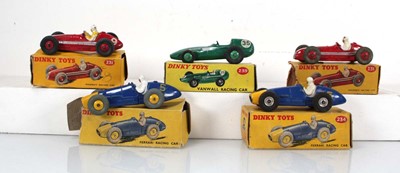 Lot 183 - Five Dinky model racing cars: 2 x 231...