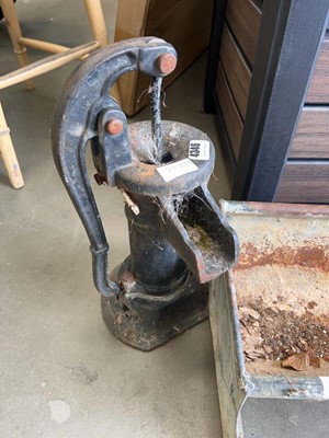 Lot 4346 - Mini vintage metal water pump