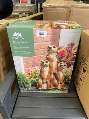 Lot 4348 - Boxed Evergreen meerkat statue