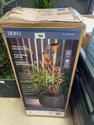 Lot 4349 - Bond canna Lily water fountain