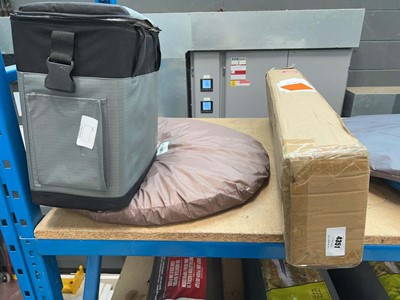 Lot 4351 - Toyota coolbox, 2 folding camping chairs and...