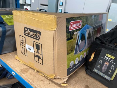 Lot 4358 - Coleman Octagon 8 blue gazebo