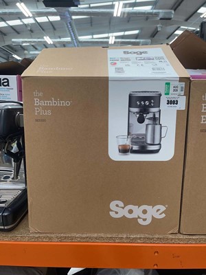 Lot 3003 - Boxed Sage Bambino Plus coffee machine