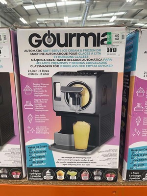 Lot 3013 - Boxed Gourmia Soft Serve Ice Cream and Frozen...