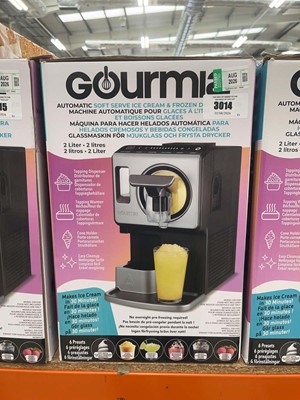 Lot 3014 - Boxed Gourmia Soft Serve Ice Cream and Frozen...