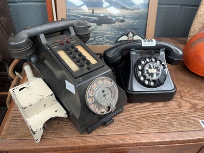 Lot 5106 - Two vintage rotary telephones