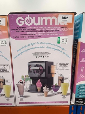 Lot 3022 - Boxed Gourmia Soft Serve Ice Cream and Frozen...