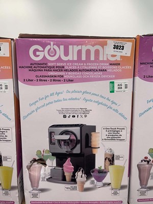 Lot 3023 - Boxed Gourmia Soft Serve Ice Cream and Frozen...