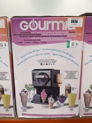 Lot 3026 - Boxed Gourmia Soft Serve Ice Cream and Frozen...