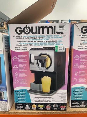 Lot 3031 - Boxed Gourmia Soft Serve Ice Cream and Frozen...