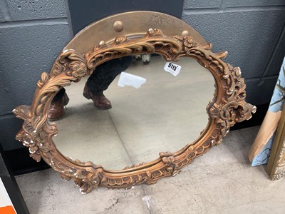 Lot 5113 - Two circular and oval mirrors