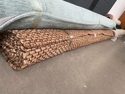 Lot 5121 - Jute woven carpet 2.4x3.4m