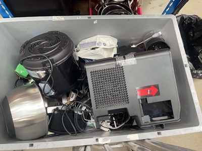Lot 3046 - Grey pallet box (not included) with various...