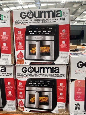 Lot 3056 - 3 boxed Gourmia digital air fryers