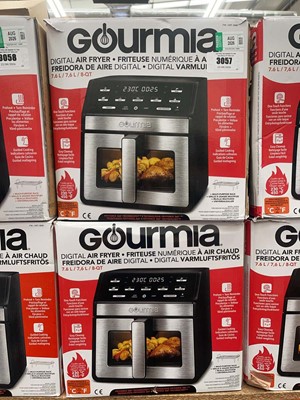 Lot 3057 - 2 boxed Gourmia digital air fryers