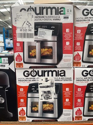 Lot 3058 - 2 boxed Gourmia digital air fryers
