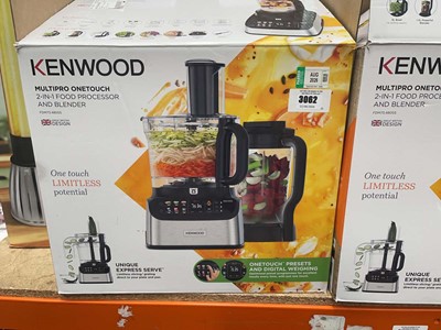 Lot 3062 - Boxed Kenwood Multi Pro One Touch 2 in 1 food...