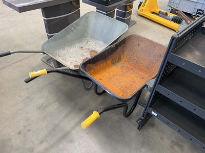 Lot 4411 - 2 metal wheelbarrows