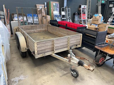 Lot 4414 - A 1989 Bateson twin axle model 3000 trailer...
