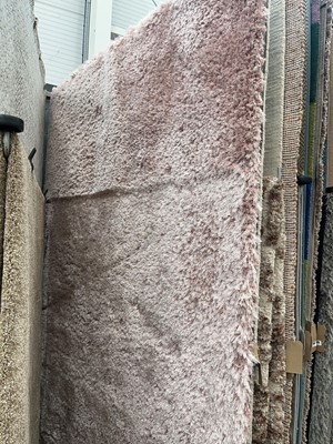 Lot 5054 - Shagpile carpet, pink