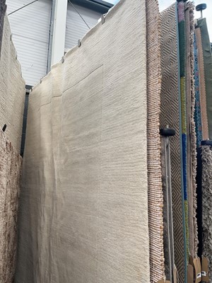 Lot 5058 - Woollen carpet, oatmeal
