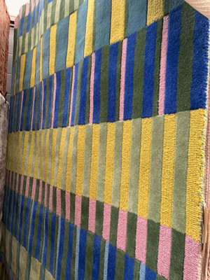 Lot 5063 - Large carpet, diamond patterned