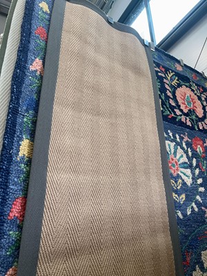 Lot 5070 - Carpet runner, herringbone pattern