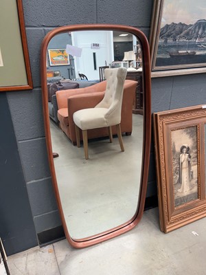 Lot 5153 - Mid century mirror in teak frame