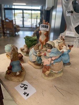 Lot 5085 - 9 Border Fine Art Beatrix Potter animals