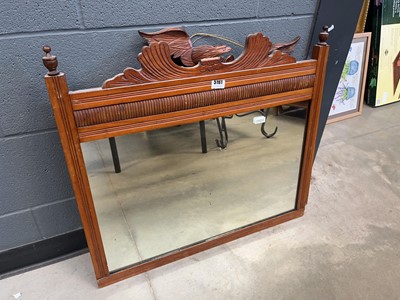 Lot 5161 - Two mirrors in walnut and oak frame
