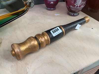 Lot 5094 - Wooden tip staff
