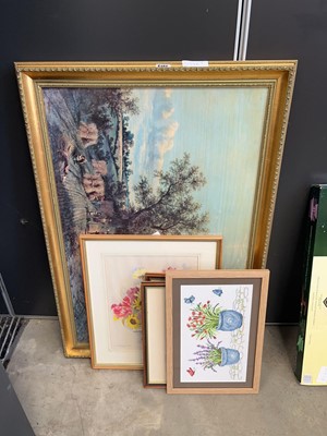 Lot 5165 - Prints to include the harvesters, Norfolk...