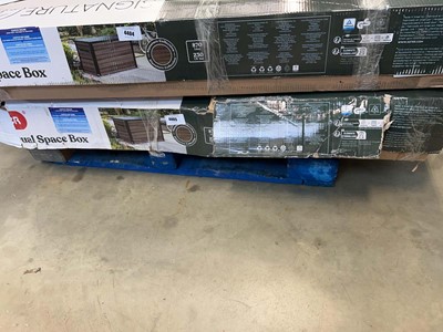 Lot 4405 - Keter dual space storage box