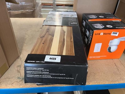 Lot 4439 - 2 boxed Vision Home 2 floating shelves