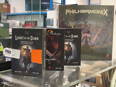 Lot 2122 - Sealed Philharmonix game, along with Light in...