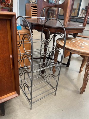 Lot 5192 - Metal wine rack