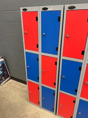 Lot 4467 - 6 drawer metal Probe lockers