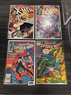 Lot 2125 - 4 Vintage Marvel comics, All ungraded The...