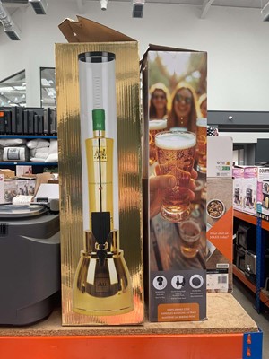Lot 3063 - Beverage tower plus an Au vodka cocktail tower