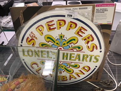 Lot 2128 - Sgt. Peppers Lonely Hearts Club Band 22'' drum...