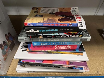 Lot 2143 - Selection of comics and graphic novels