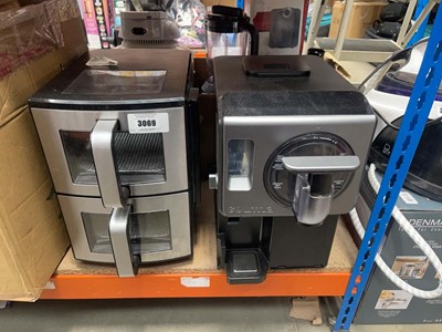 Lot 3069 - Unboxed dual basket air fryer plus an unboxed...