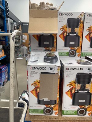 Lot 3072 - Three Kenwood duo prep 2in1 chopper and grinders