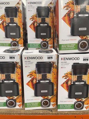 Lot 3075 - Three Kenwood duo prep 2in1 chopper and grinders