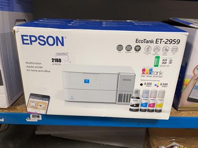 Lot 2160 - Boxed Epsom Ecotank ET2959 printer